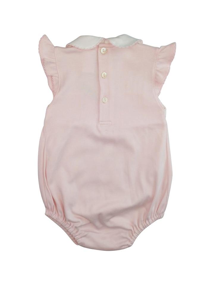 Pink Smocked Romper